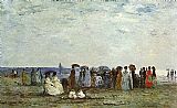 BathersTrouville by Eugene Boudin